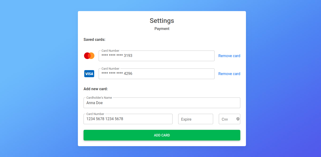 React Bootstrap 5 Payment Forms Free Examples Tutorial