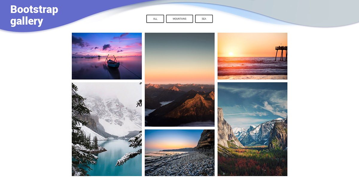 retreat share old Bootstrap Gallery - free examples, templates & tutorial