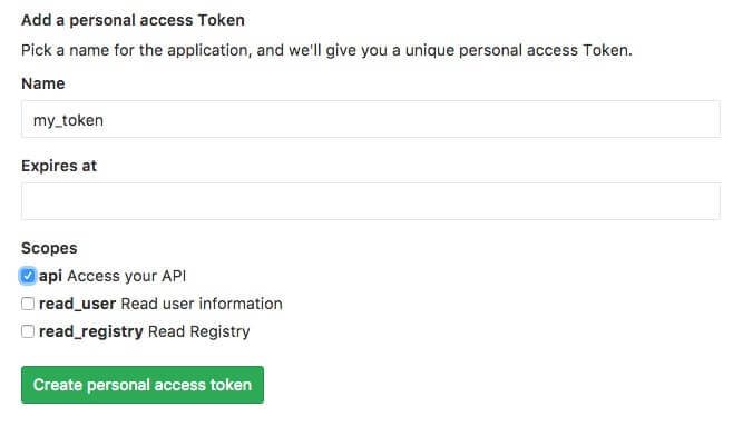 add token