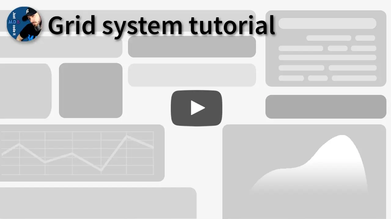MDB 5 - Bootstrap 5 & Material Design Grid System Tutorial