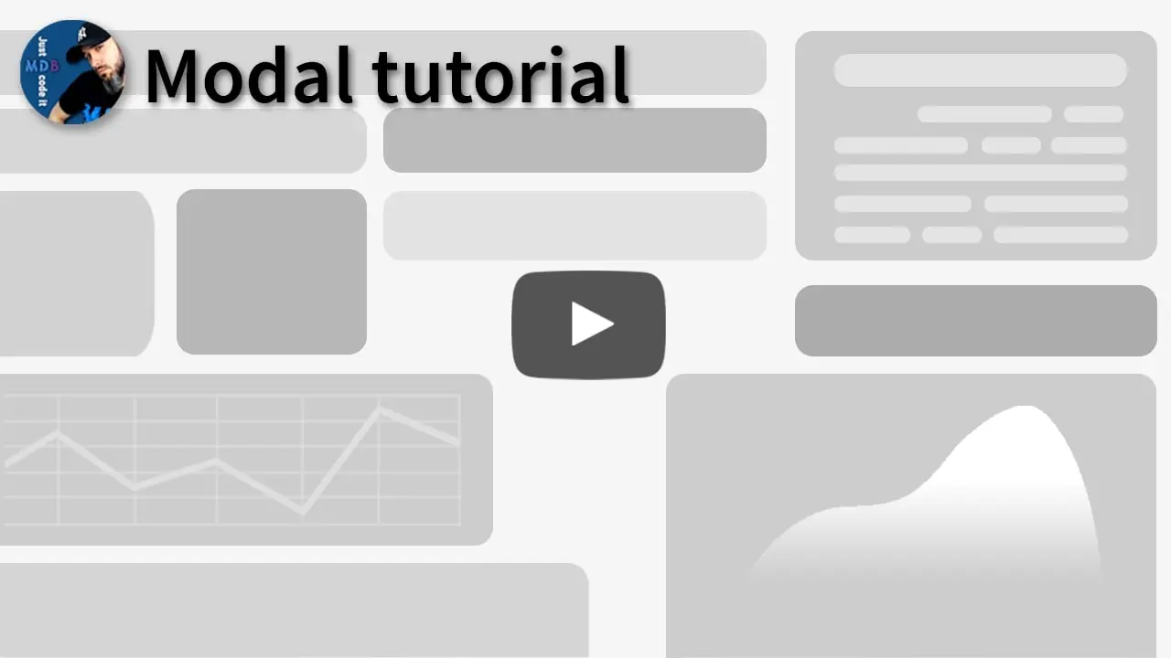 MDB 5 - Bootstrap 5 & Material Design Modal Components