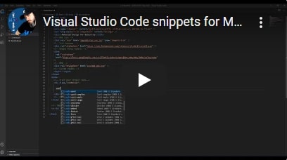 Visual studio code bootstrap 4