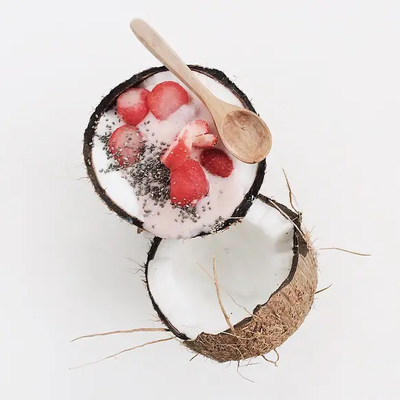 Coconut with Strawberries