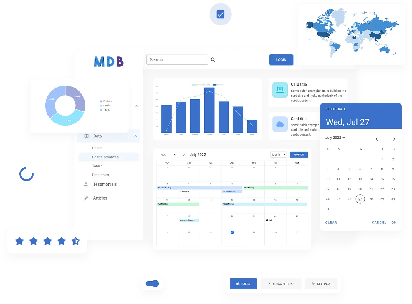 Bootstrap components