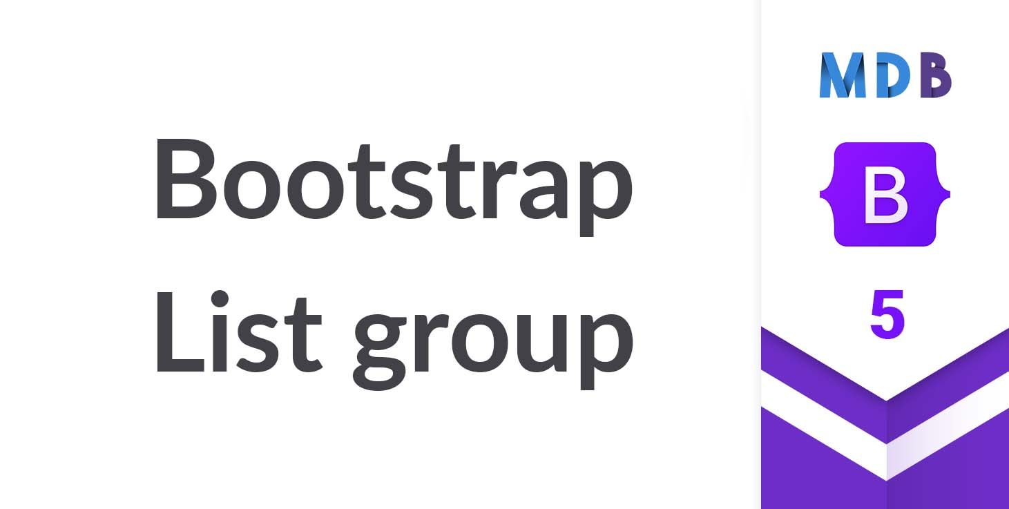 Bootstrap List Group - examples & tutorial