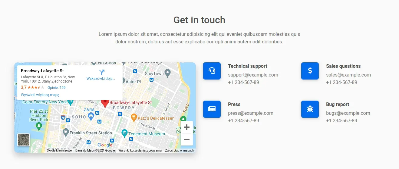 Bootstrap 5 Admin Dashboard Maps
