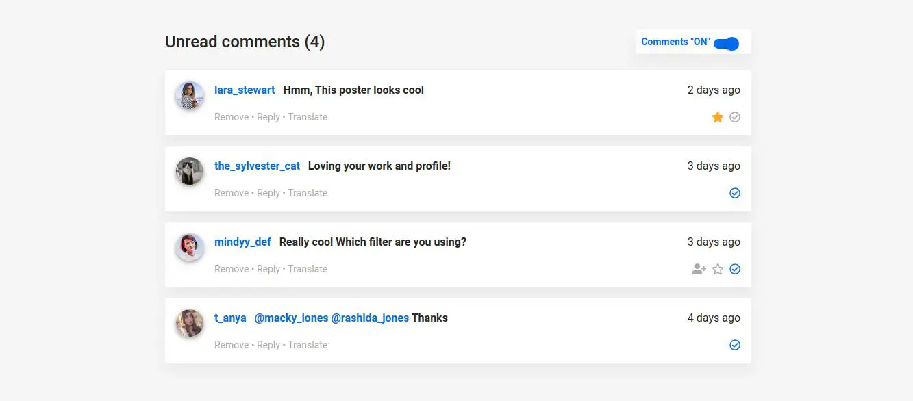 Bootstrap Comments - examples & tutorial