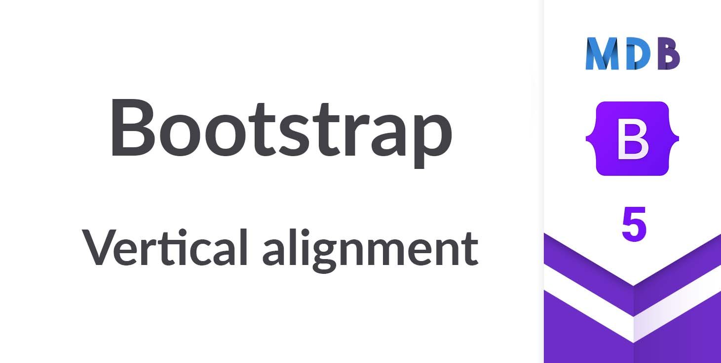 bootstrap align text vertically center