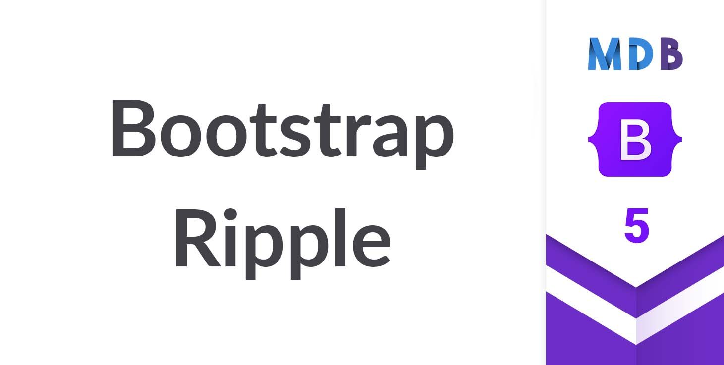 Bootstrap Ripple - examples & tutorial