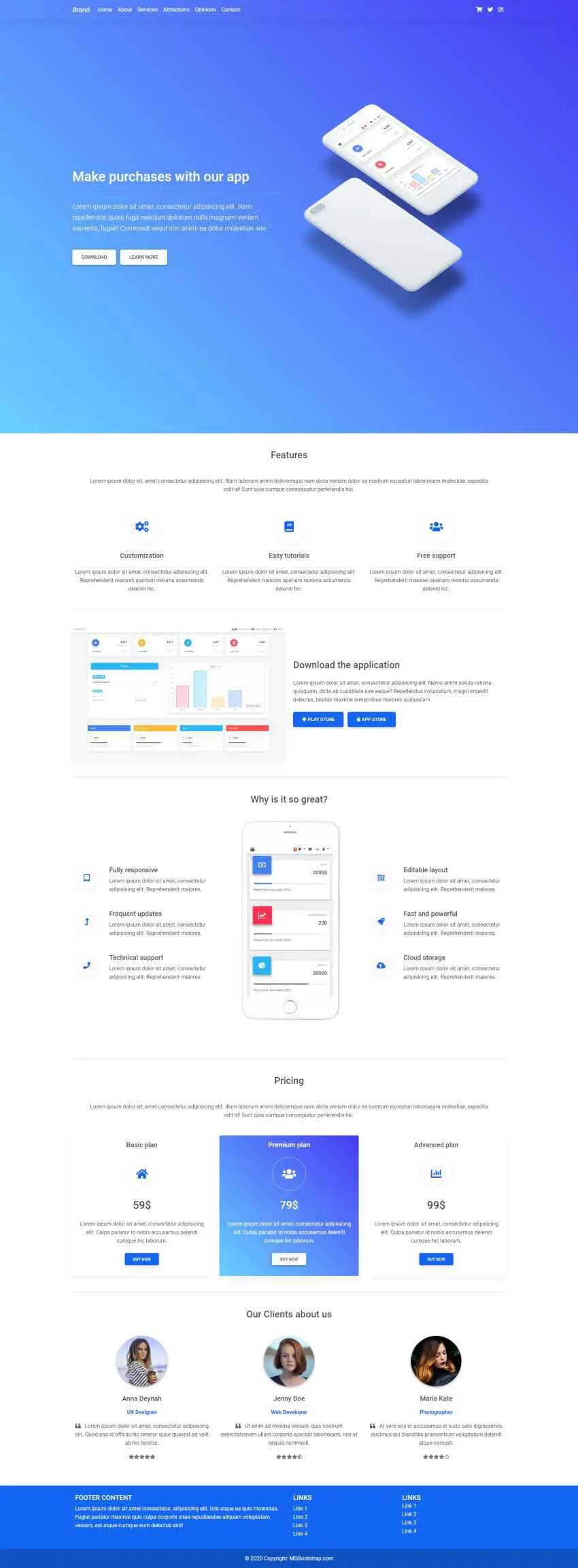 Bootstrap 5 Software Landing Page