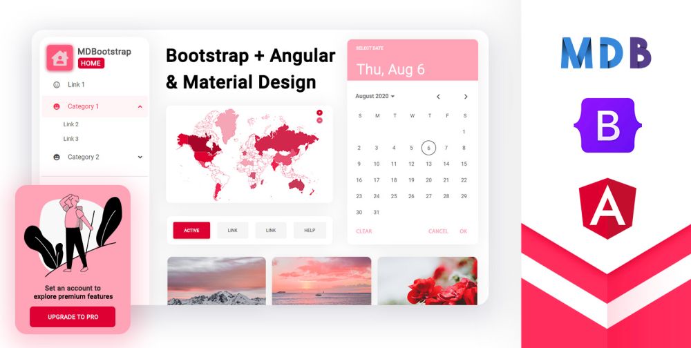 MDB 5 - Bootstrap 5 & Material Design 2.0