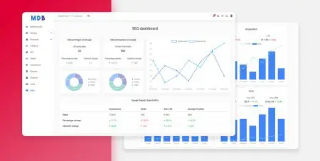 Examples of Bootstrap 5 admin template components