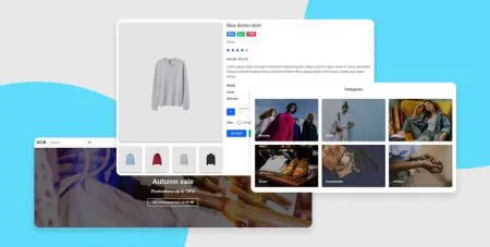 React eCommerce design block