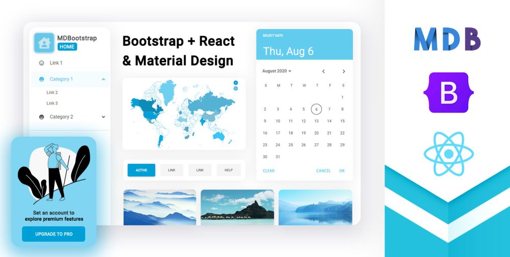 MDB 5 - Bootstrap 5 & Material Design 2.0