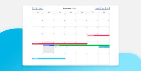 Bootstrap 5 plugins - advanced calendar