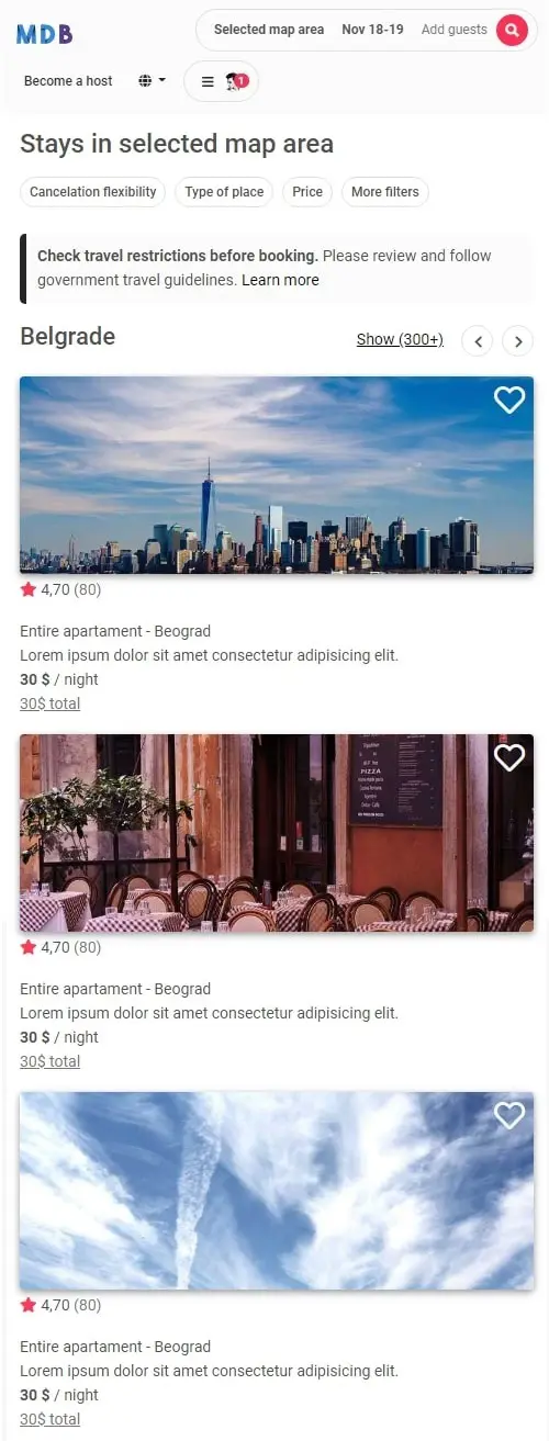 Airbnb Mobile