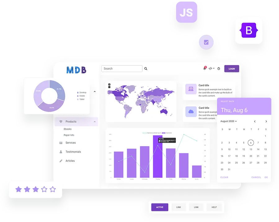 MDB 5 - Bootstrap 5 Material Design