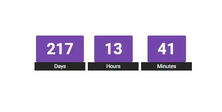 MDB 5 - Bootstrap 5 & Material Design Countdown Plugin