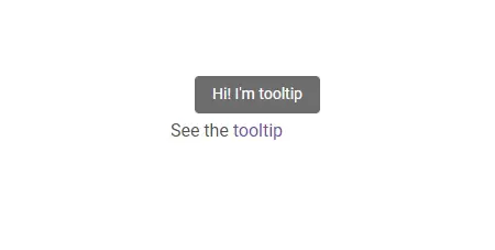 Tooltips component