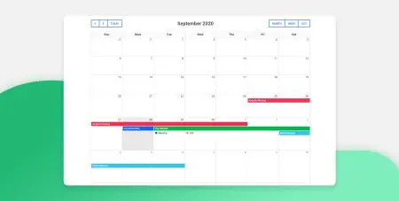 Bootstrap 5 plugins - advanced calendar