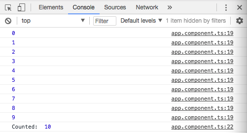 Function output.