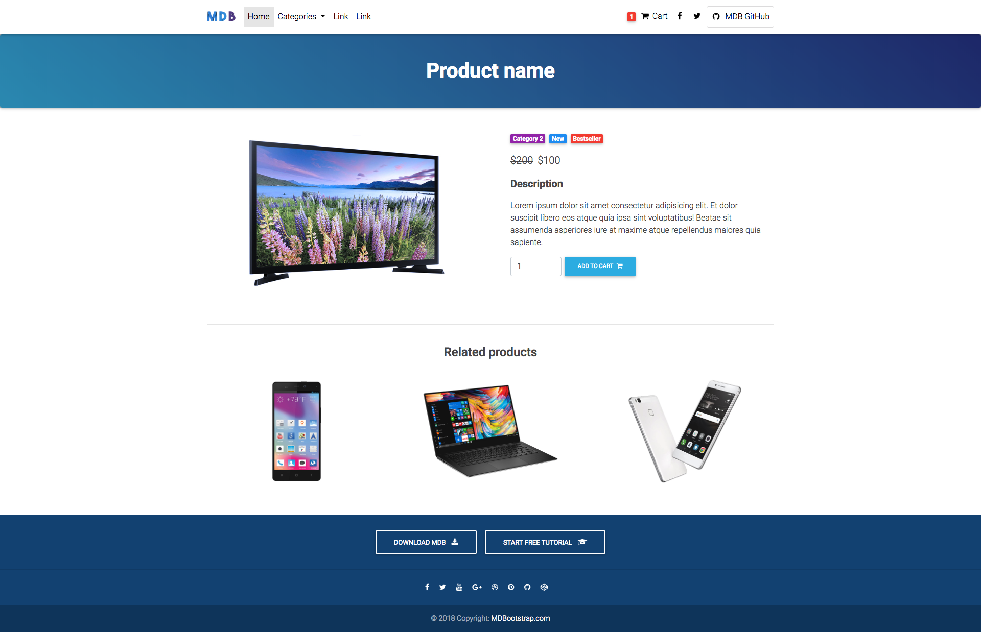 Product Page