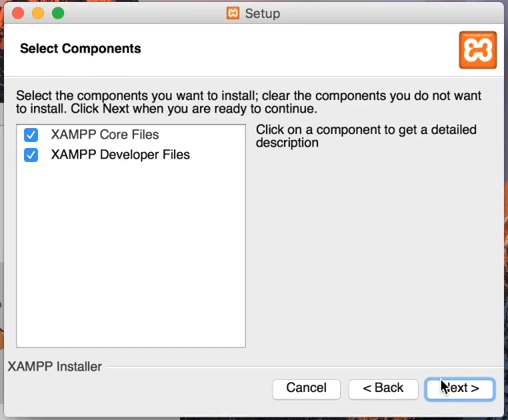 macOS XAMPP installer