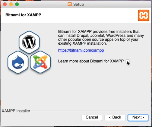 macOS XAMPP installer