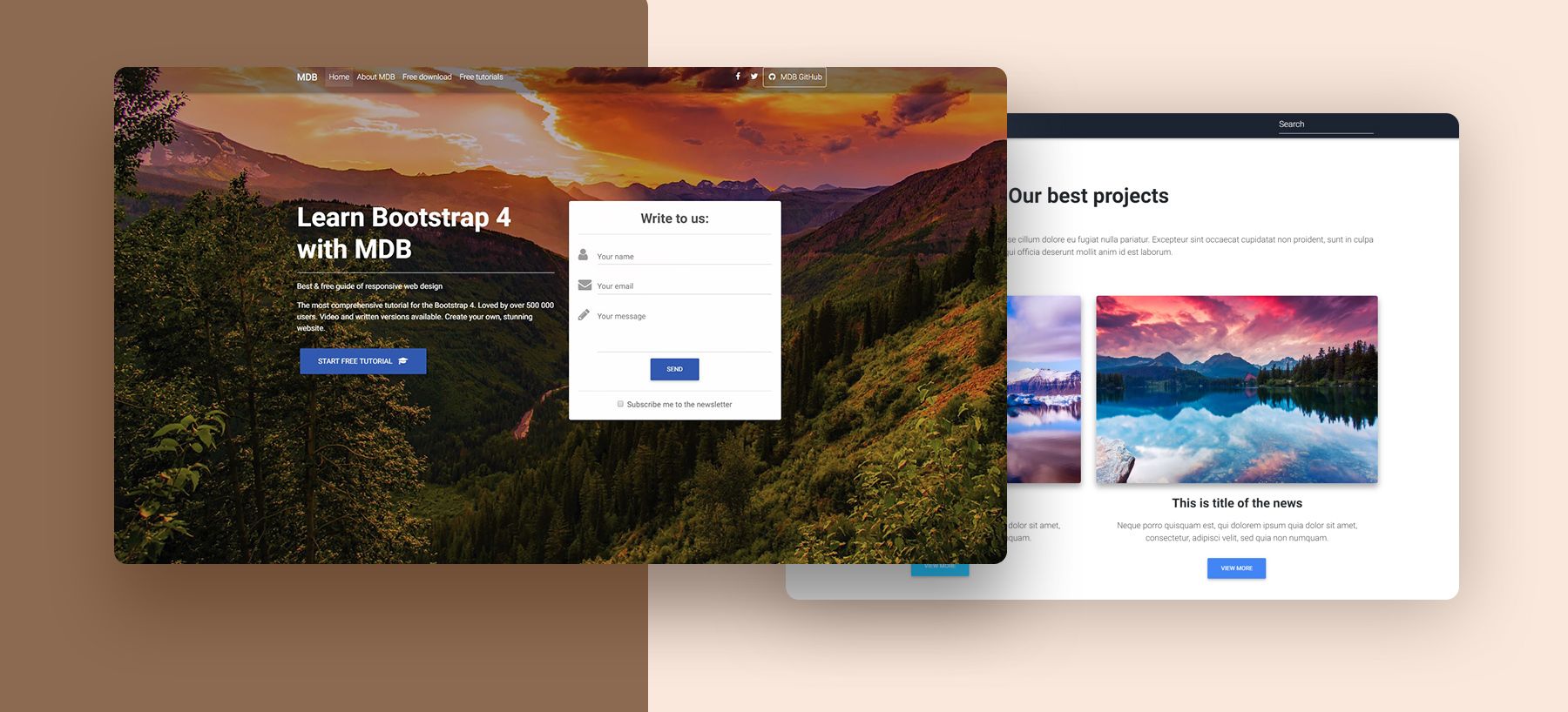  Bootstrap 4 Travel Template Free Download 